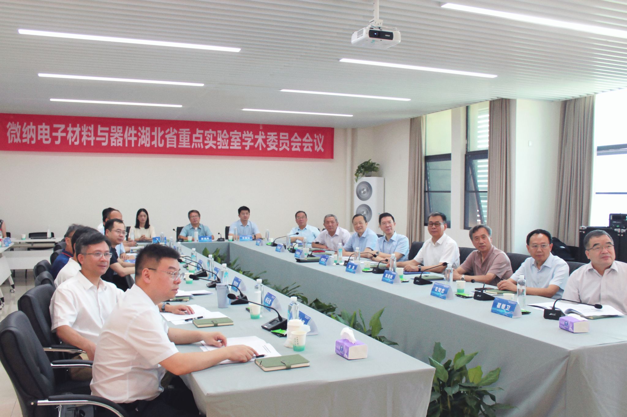 微纳电子材料与器件湖北省重点实验室召开学术委员会会议